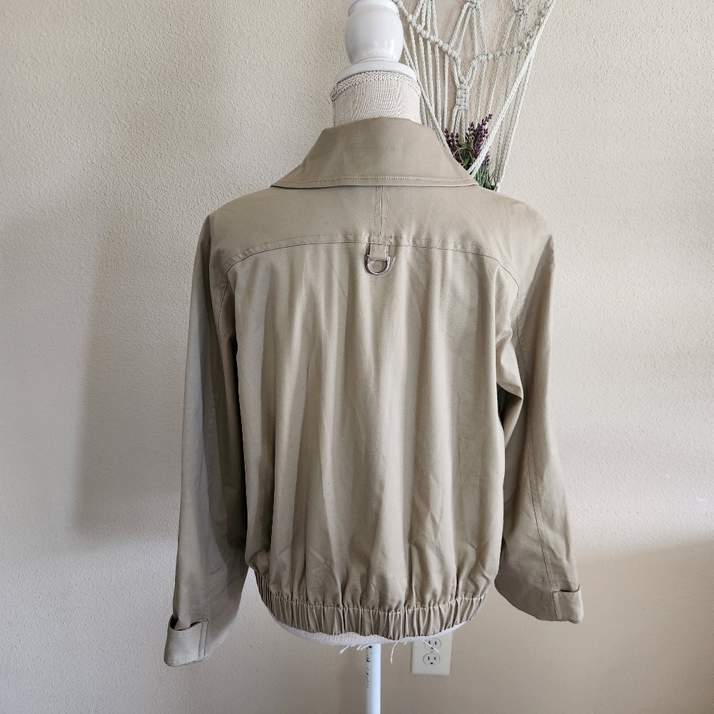 Rails York Zip Up Jacket Size XS NWT $288 Taupe - Picture 3 of 12